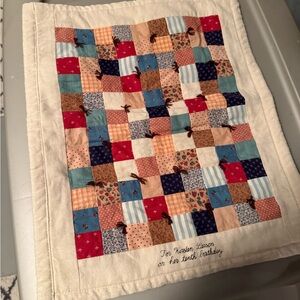 American Girl Multicolor Patchwork Doll Quilt